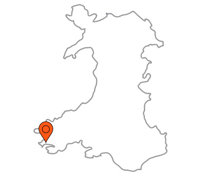 Map of Wales